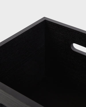 WOODEN CRATE (BLACK)